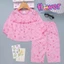Bộ lanh bé gái dài tay bèo trước viền màu 10-42kg - dobotolevn