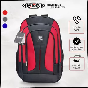 Balo thời trang du lịch cỡ nhỏ bố kẹp sống 45 lít 3 tầng ngăn M.E.N {HÀNG MỚI VỀ}