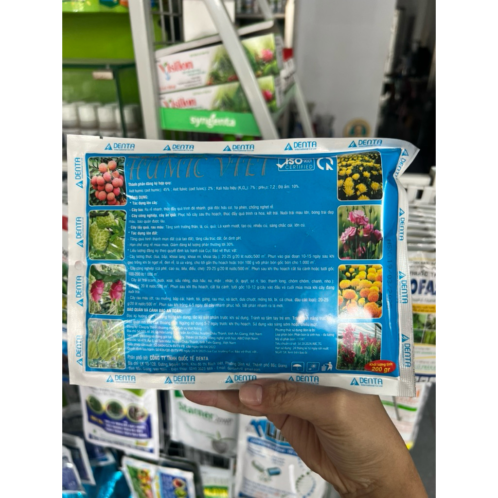 HUMIK USA kích rễ, giải độc, xanh dày lá gói 200g