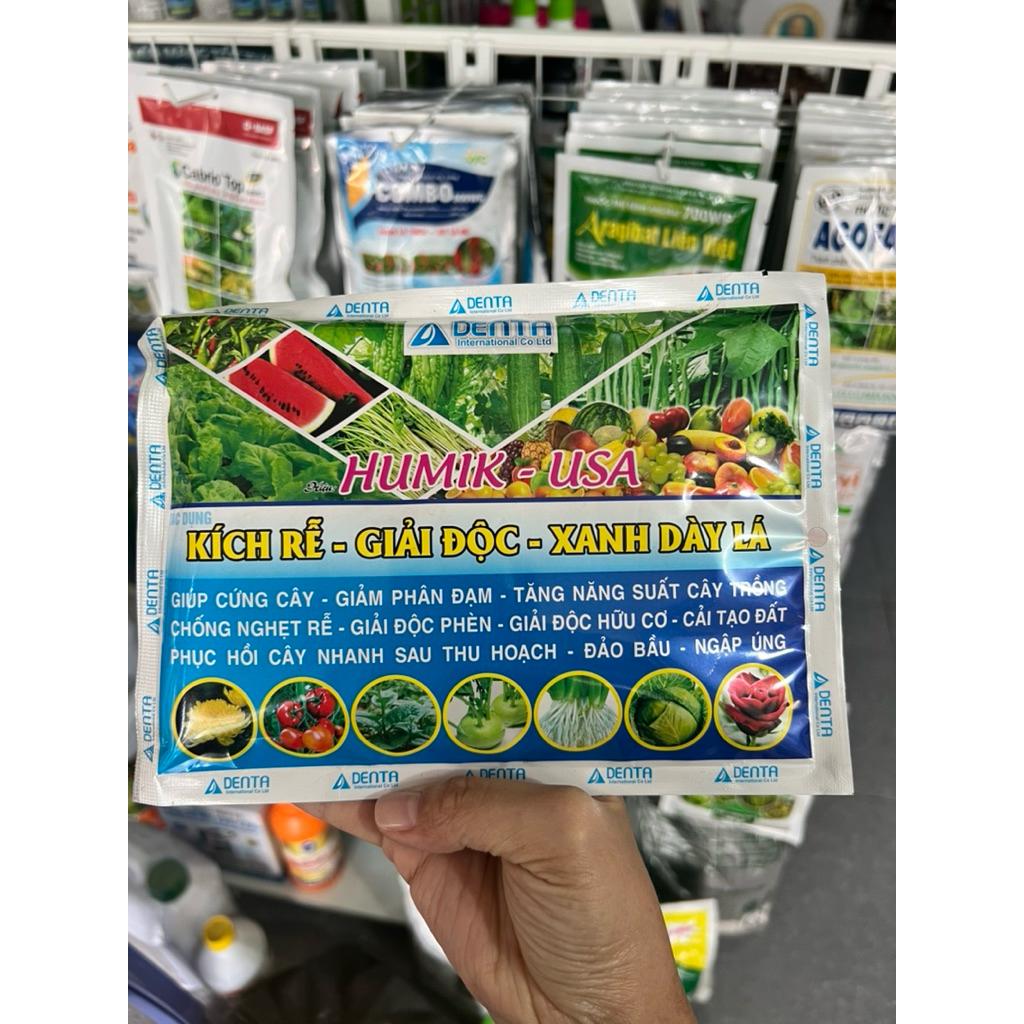 HUMIK USA kích rễ, giải độc, xanh dày lá gói 200g
