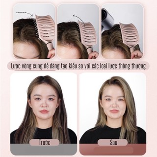 Lược Chải Tóc Chống Rối, Lược Chải Tóc Ướt Không Đau, Massage Da Đầu Giảm Rụng Tóc, Gỡ Rối Tóc Xơ