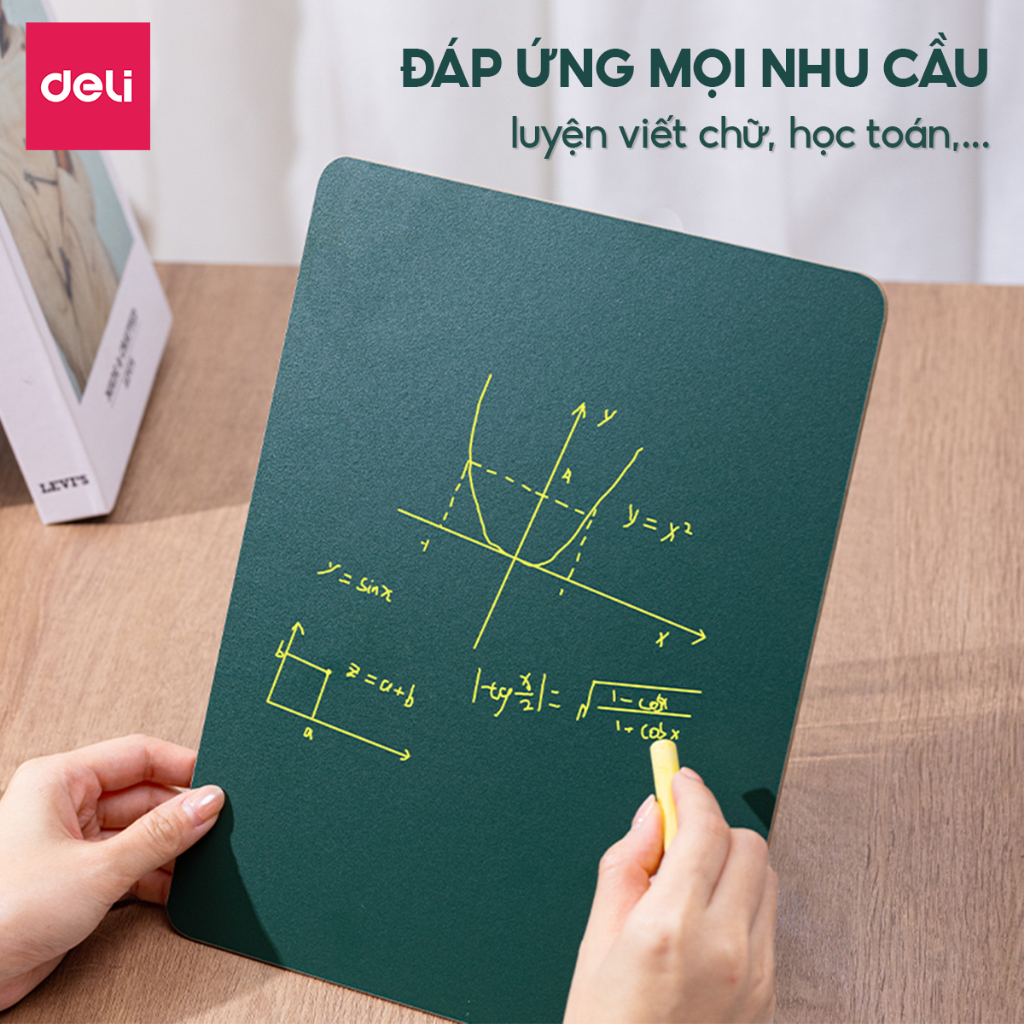 Bảng Viết Phấn Có Kẻ Ô 4 Ôly Deli Bảng Gỗ Học Sinh Hai Mặt Luyện Viết Cho Học Sinh Mẫu Giáo Học Sinh Tiểu Học