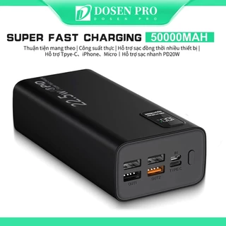 Dosen Pro sạc dự phòng power bank pd22.5w 10000mah 30000mah 50000mah pin dự phòng màn hình led tích hợp tích hợp
208.626
₫
-48%
4.8
Đã bán 692
Hà Nội