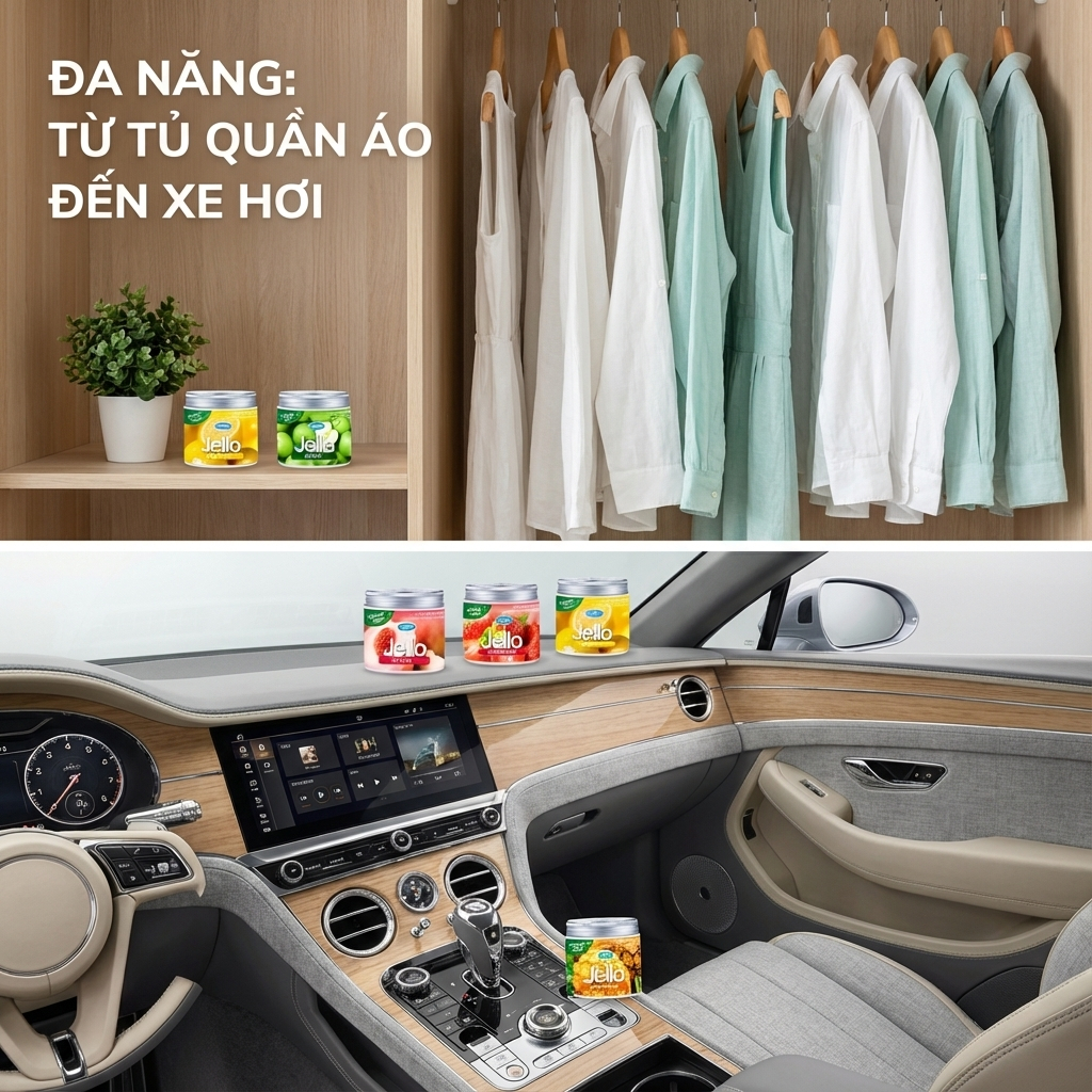 Thiết kế của Sáp Thơm Khử Mùi Tự Nhiên Cao Cấp