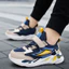 Giày Thể Thao Bé Trai Thể Thao Phối Lưới Cao Cấp Mới, Giày Sneaker Trẻ Em Quai Dán Phong Cách Sporty Năng Động