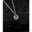 D01 - Dây chuyền Moon Aura - Dây chuyền bạc mặt đá MoonStone ánh xanh [Bảo Khánh Trang Sức ]