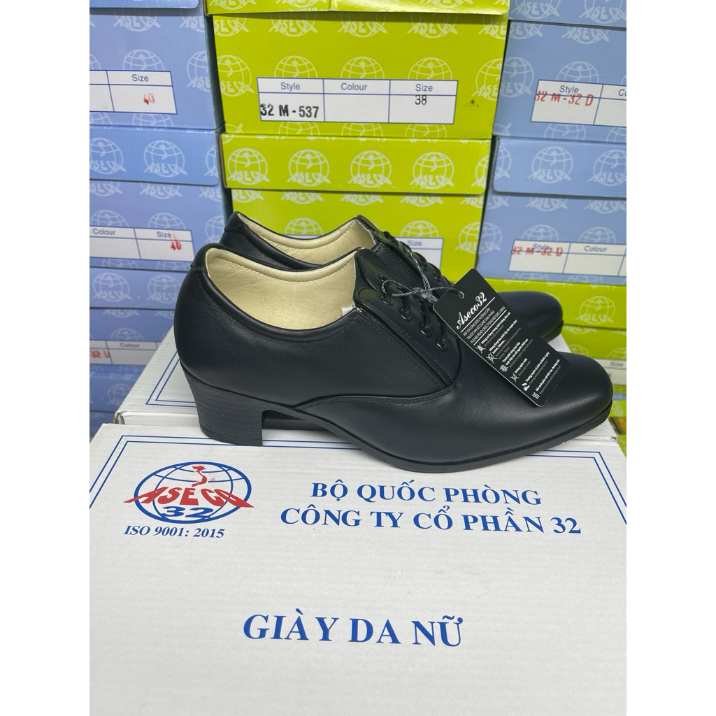 Giày Da Nữ ASECO 607 Chính Hãng, Da Cao Cấp Mềm Mịn, Đế TPR Êm Nhẹ, Giày Nữ Công Sở Thanh Lịch