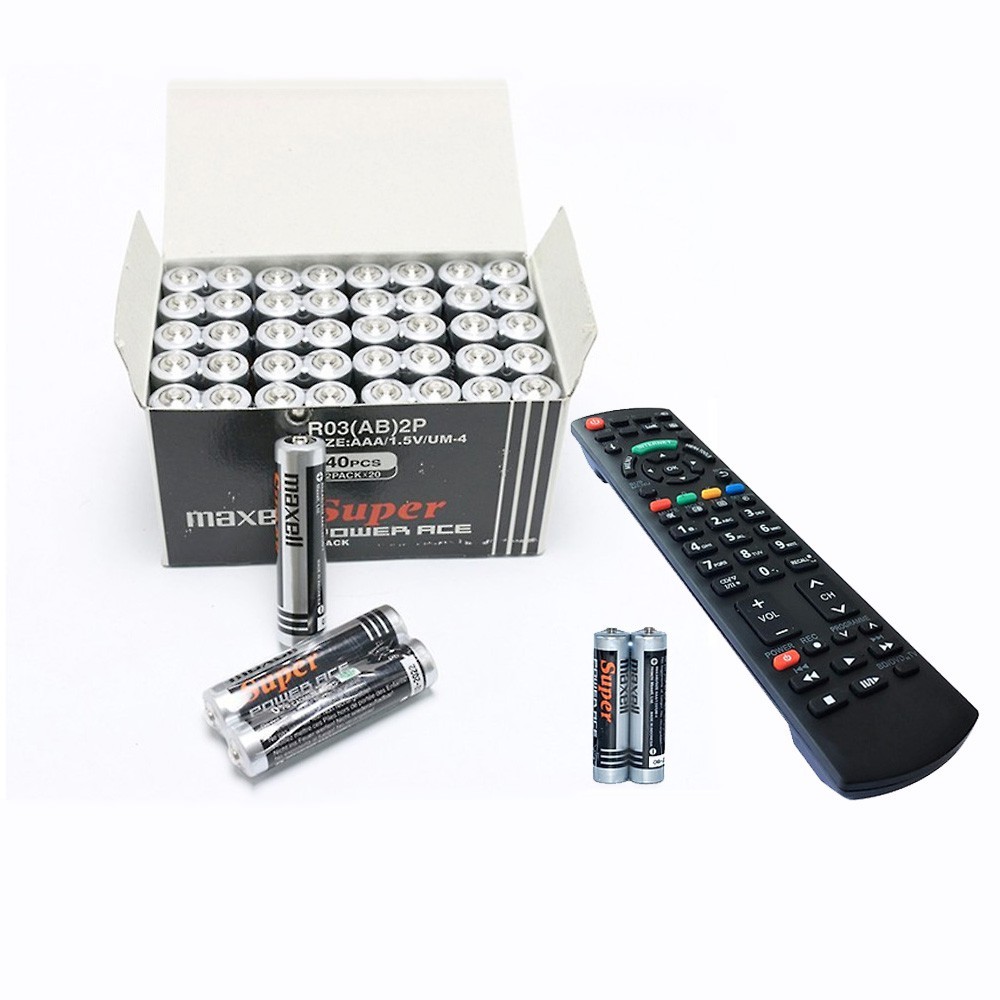 Pin bỏ remote tivi, máy lạnh điều hoa thiết bị điện tử đồ chơi cho bé 2A, 3A maxell hộp 40 viên