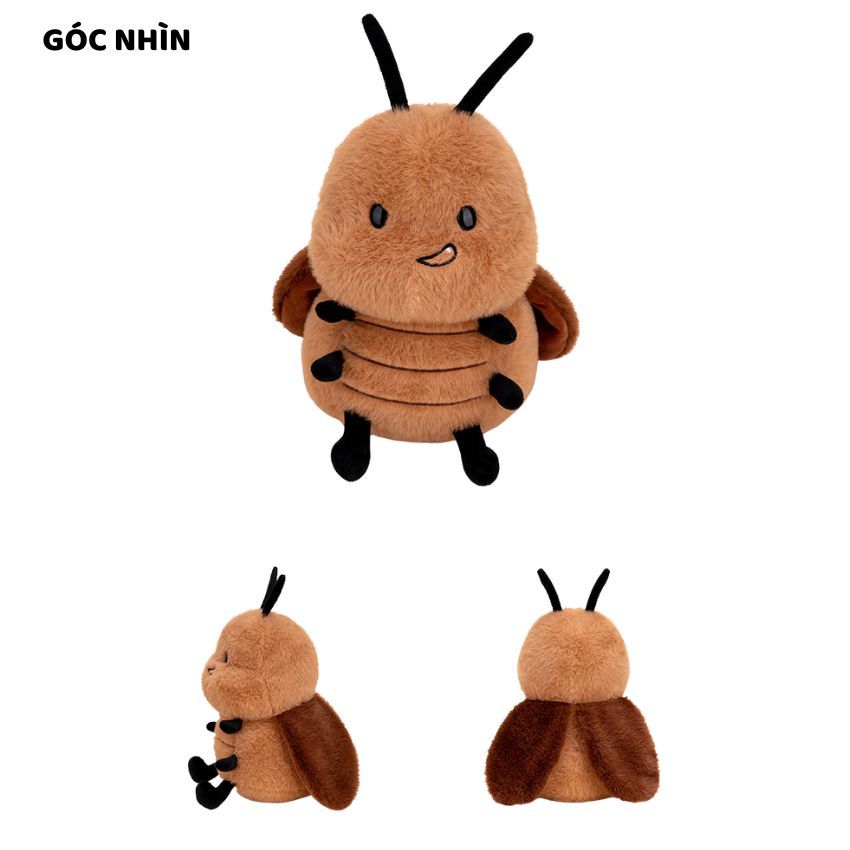 Gấu Bông Con Gián Tiểu Cường Vô Tri Con Gián Bông Mất Ngủ Đáng Yêu Món Quà Tặng Vui Nhộn
