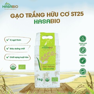 Gạo trắng hữu cơ ST25 Hasabio