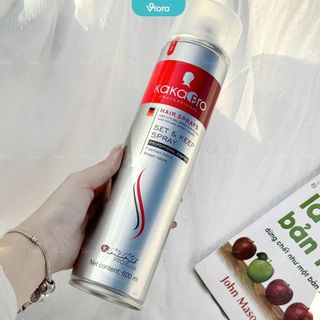 (MUA 1 TẶNG 1) Gôm Xịt Tạo Kiểu Giữ Nếp Tóc KAKAPRO 600ml Không Bết Dính, Giữ Nếp Tóc Lâu-VIORA SHOP