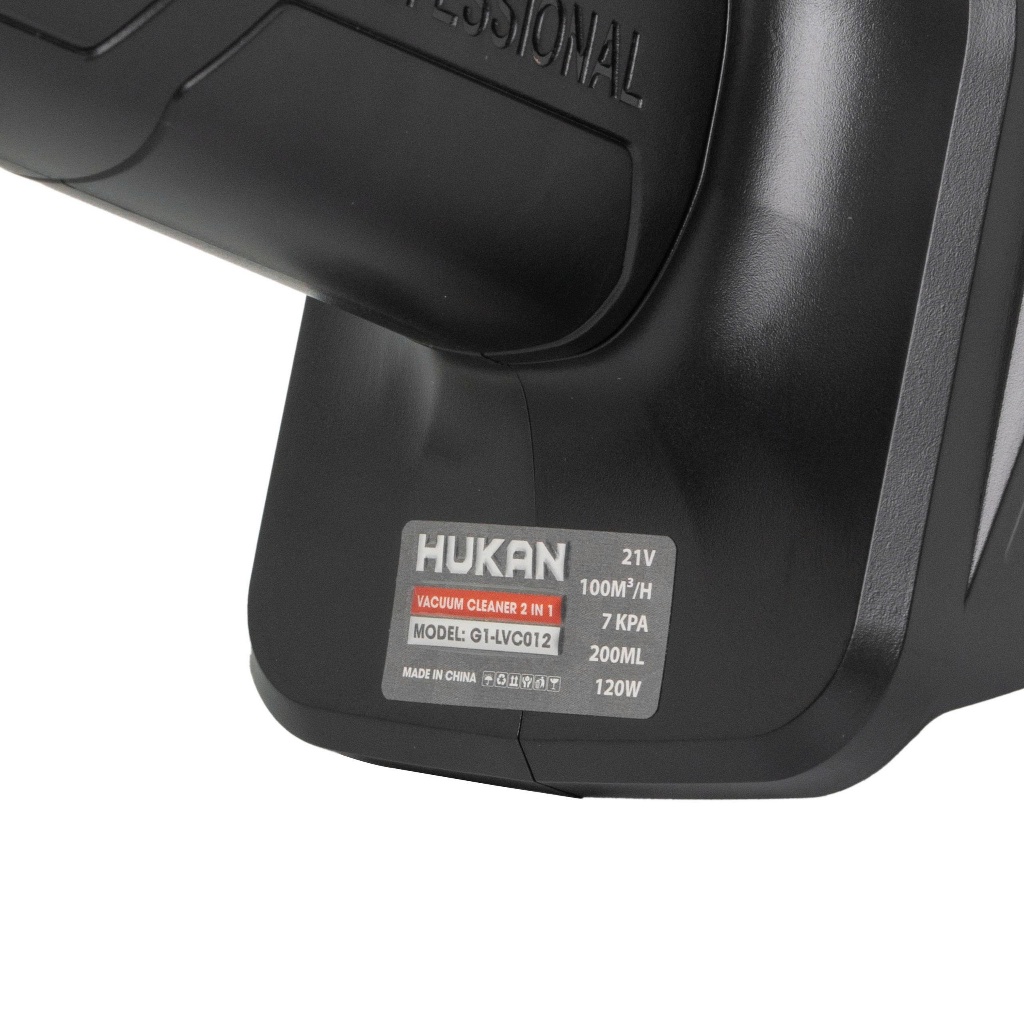 Máy hút bụi, thổi bụi pin HUKAN G1-LVC012, Công suất 120w, Bình chứa 200ml - Hút thổi ô tô, nệm