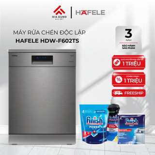 Máy Rửa Chén Độc Lập Hafele HDW-F602TS (535.29.551) - 3-4 bữa ăn Việt (14 bộ Châu Âu) - Bảo hành 36 tháng