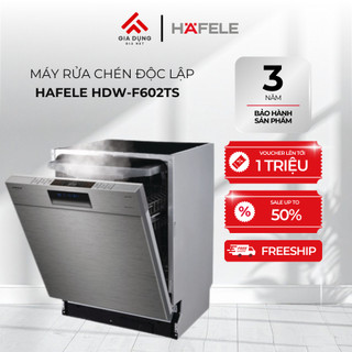 Máy Rửa Chén Độc Lập Hafele HDW-F602TS (535.29.551) - 3-4 bữa ăn Việt (14 bộ Châu Âu) - Bảo hành 36 tháng