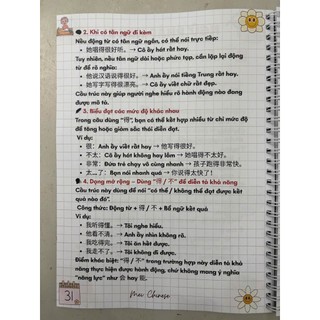 Sổ tay nắm gọn ngữ pháp HSK1 và HSK2 theo chuẩn kỳ thi HSK 3.0.