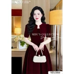 Váy Nhung Hàn MDU3859 Dáng Váy Xòe Nhẹ Kết Hợp Với Xếp Li Tinh Tế Cuốn Hút Từ MDU K49-D2-1 — ảnh 2
