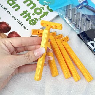 Set 5 Dao Cạo Râu DORCO 2 Lưỡi Sắc Dễ Cạo Sạch, Thoải Mái - VIORA SHOP (Bịch 5 Cây)