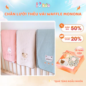 Chăn Lưới Xuất Nga Cao Cấp MONONA Chăn Quấn Chăn Đắp Đa Năng Giữ Ấm Thoáng Khí An Toàn Cho Trẻ Sơ Sinh IQKAO