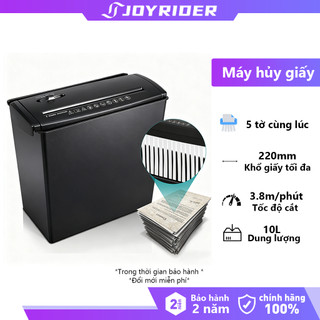 Máy hủy giấy 10L Máy Hủy Tài Liệu Cao Cấp  Tục 5 Tờ A4/ 1 Lần Máy Băm Giấy Tờ Card  Cho Các Công Ty Văn Phòng