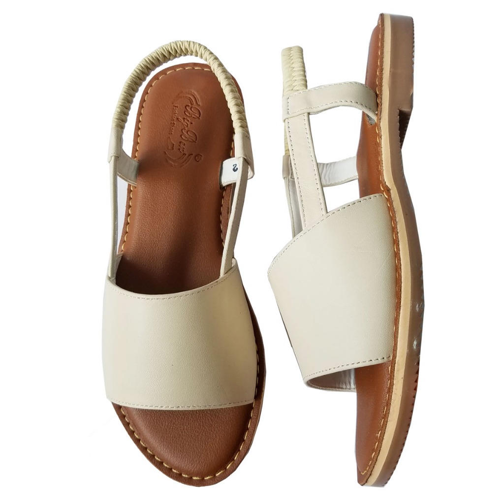 Giày Sandal Nữ Da Bò Thật BIGGBEN Cao Cấp HKD1011