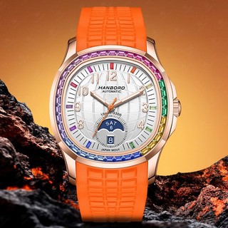 Đồng Hồ Cơ Nam HANBORO 755 [4547] | Kính Sapphire | Máy Miyota | Tặng Bóp Đựng Đồng Hồ