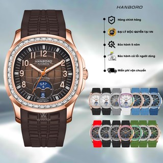 Đồng Hồ Cơ Nam HANBORO 755 [4547] | Kính Sapphire | Máy Miyota | Tặng Bóp Đựng Đồng Hồ