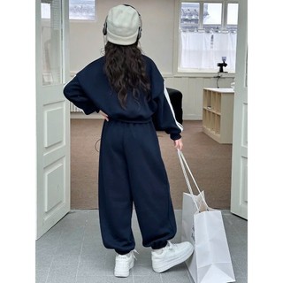 Set Đồ Nỉ Bé Gái Avata Club – Bộ Áo Thu Đông & Quần Jogger, Form Rộng Siêu Đẹp, Mềm Ấm (14–37kg)