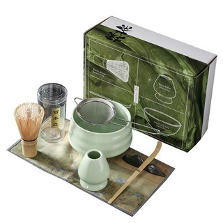 (7 Món) Bộ pha matcha | chổi chasen đánh matcha | bát đánh matcha| Đế Chasen/ Muỗng Chashaku/Rây bột
