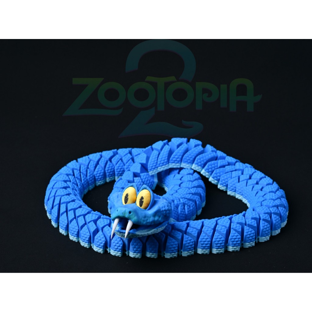 Rắn Đồ chơi Zootopia Gary có khớp trang trí bể cá , bàn làm việc, nhà ...