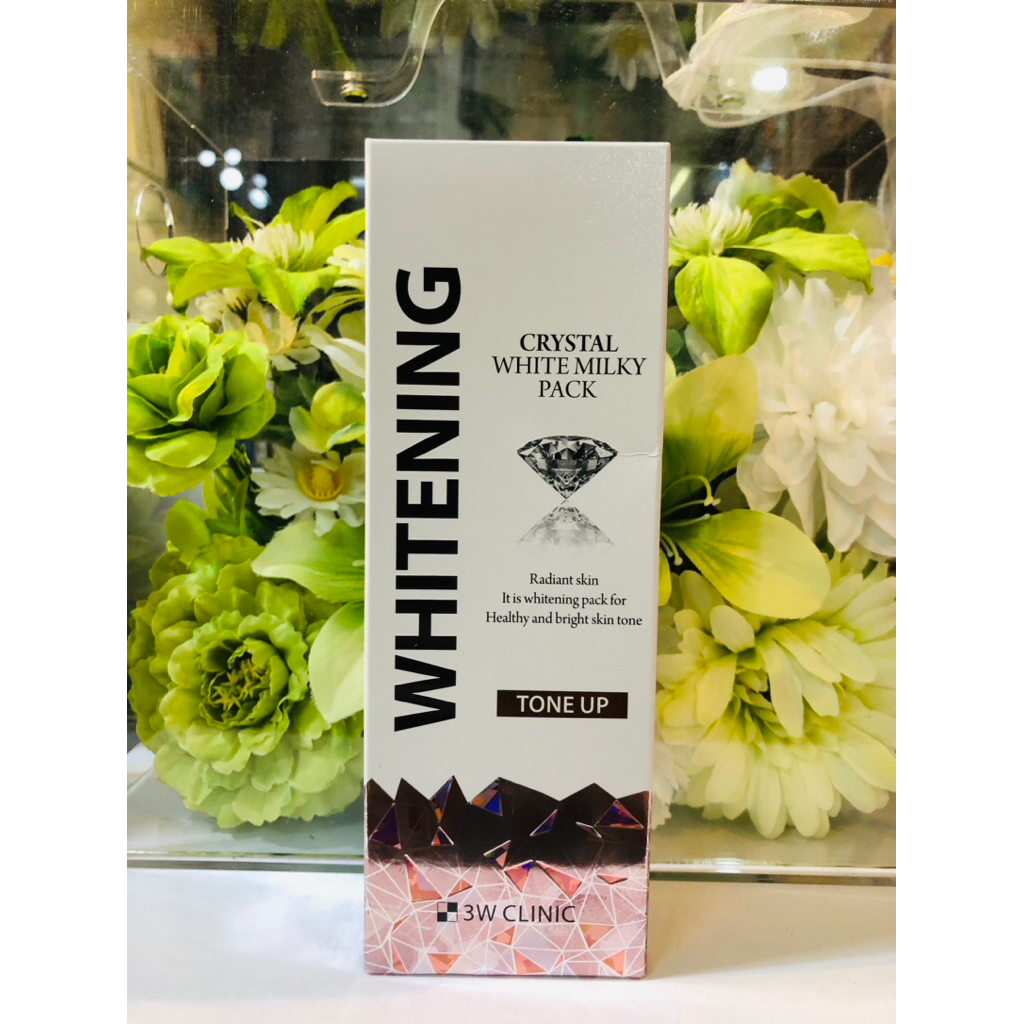 3W CLINIC WHITENING CRYSTAL WHITE MILK PACK TONE UP HÀN QUỐC