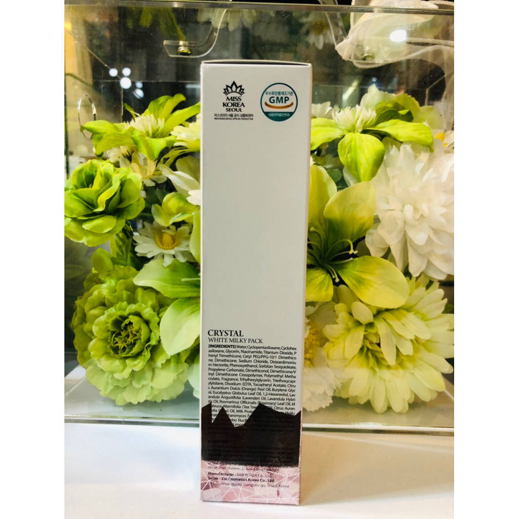 3W CLINIC WHITENING CRYSTAL WHITE MILK PACK TONE UP HÀN QUỐC