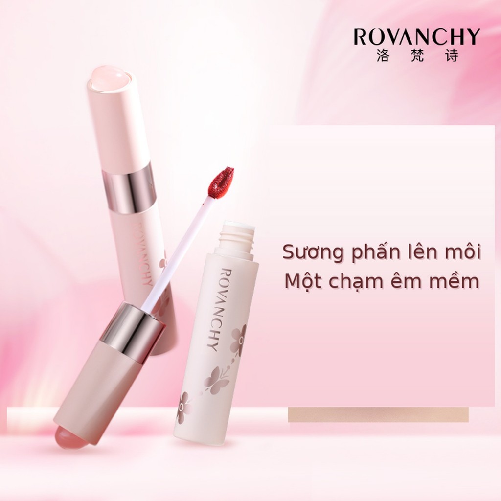 Son Kem Lì ROVANCHY R599 – Lên Màu Mịn Môi, Lâu Trôi, Không Khô Môi