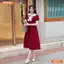 Đầm thiết kế BEMINE cổ thủy thủ phối nơ dáng chữ A phù hợp đi chơi-B167