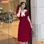Đầm thiết kế BEMINE cổ thủy thủ phối nơ dáng chữ A phù hợp đi chơi-B167