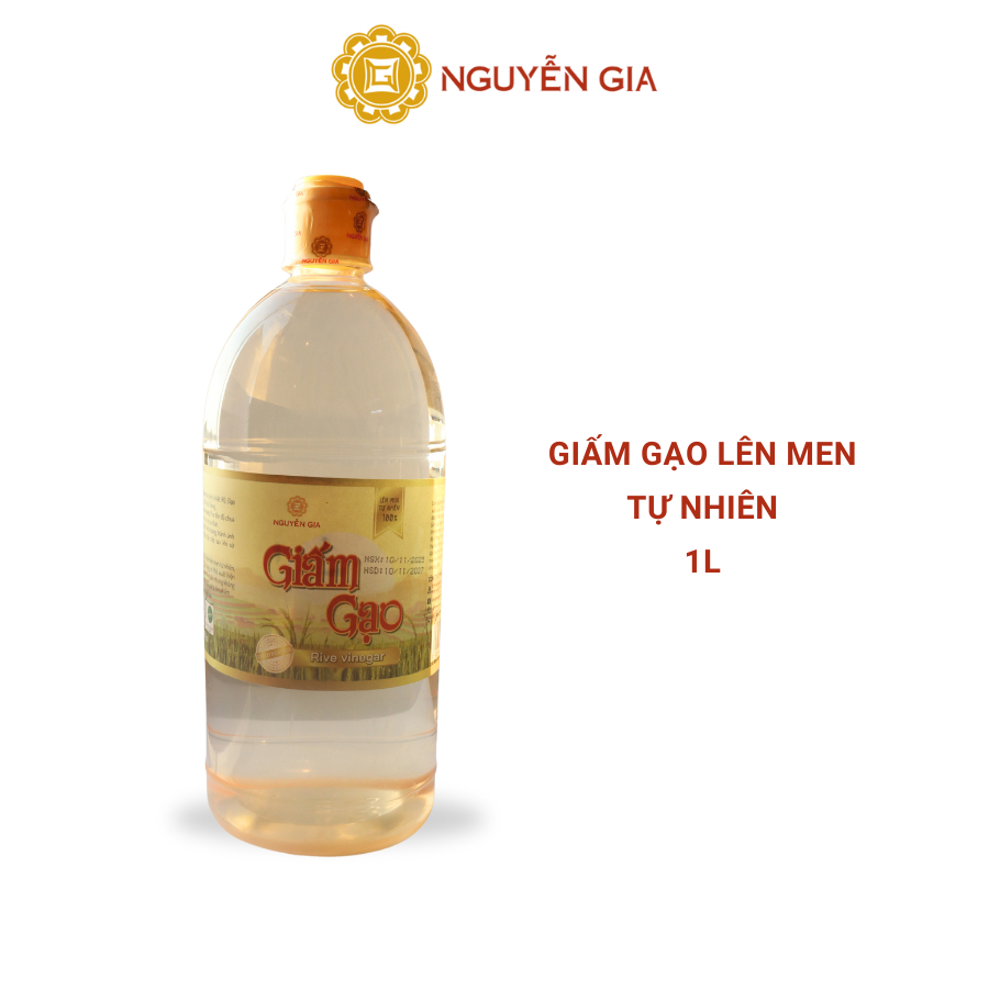 Giấm Gạo Nguyễn Gia đặc sản Hải Hậu lên men tự nhiên 500ml / 1L / 2L NGG002