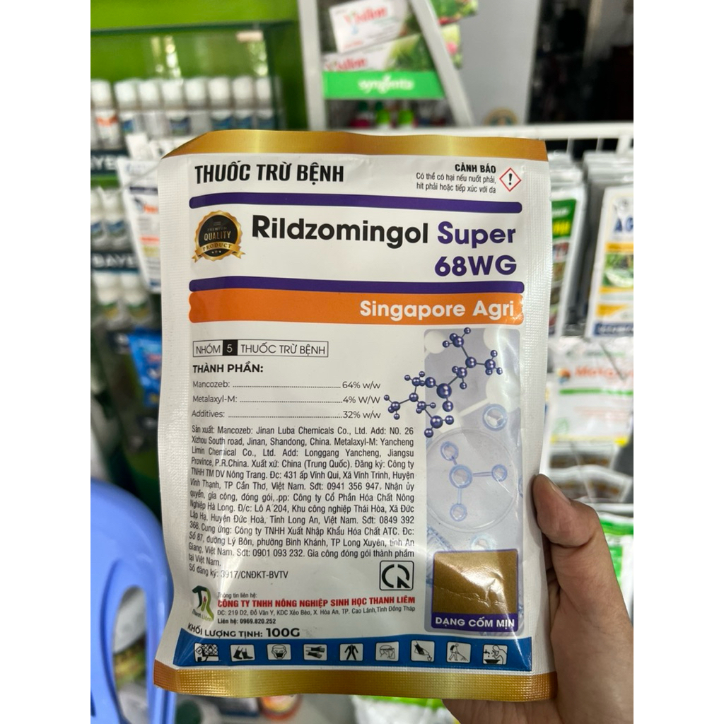 Rildzomingol Super 68WP gói 100g