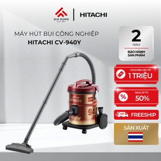 Máy Hút Bụi Công Nghiệp Hitachi CV-940Y 24CV​​ có công suất lớn 1600W - Dung tích 15L - Bảo hành chính hãng 24 tháng