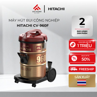 Máy Hút Bụi Công Nghiệp Hitachi CV-960F 24CV​​ có công suất lớn 2200W - Dung tích 21L - Bảo hành chính hãng 24 tháng