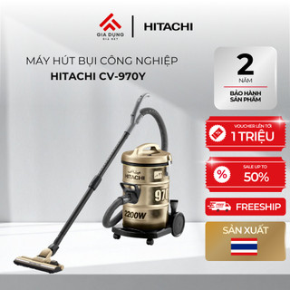Máy Hút Bụi Công Nghiệp Hitachi CV-970Y 24CV​​ có công suất lớn 2200W - Dung tích 21L - Bảo hành chính hãng 24 tháng