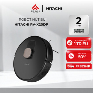 Robot Hút Bụi Lau Nhà RV-X20DP với trạm xử lý bụi tự động - Lực hút 5000Pa - Điều hướng LDS - Bảo hành 24 tháng