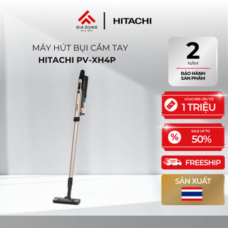 Máy Hút Bụi Cầm Tay Hitachi PV-XH4P - Đầu hút thông minh đèn LED xanh - Công suất 550W - Bảo hành chính hãng 24 tháng