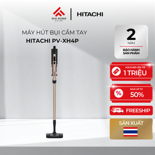 Máy Hút Bụi Cầm Tay Hitachi PV-XH4P - Đầu hút thông minh đèn LED xanh - Công suất 550W - Bảo hành chính hãng 24 tháng