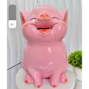 Heo đất tiết kiệm,Heo hót Size to KT 29x22 cm, Size nhỏ 22x15cm Siêu dễ thương. Lợn đất tiết kiệm