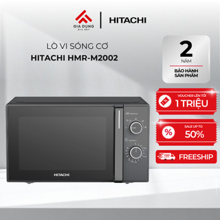 Lò Vi Sóng Cơ Hitachi HMR-M2002 - Dung tích 20L - Công suất 700W - 5 mức công suất - Bảo hành chính hãng 24 tháng