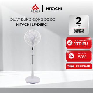 Quạt đứng Hitachi LF-D6RC động cơ DC - Điều khiển Remote - Chế độ gió AI thông minh - Bảo hành chính hãng 24 tháng