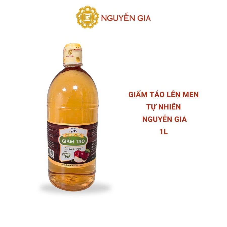 Giấm Táo Nguyễn Gia Lên Men Tự Nhiên 1L NGG0052