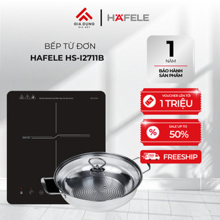 Bếp Từ Đơn Hafele HS-I2711B (536.61.890) - Tặng kèm Nồi - Công suất 2000W - 10 mức công suất - Bảo hành 24 tháng