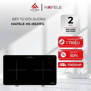 Bếp Từ Đôi Dương 2 Vùng Nấu Hafele HS-I5521FG (536.66.850) - Công suất 3000W - Ceramic-Kanger - Bảo hành 24 tháng