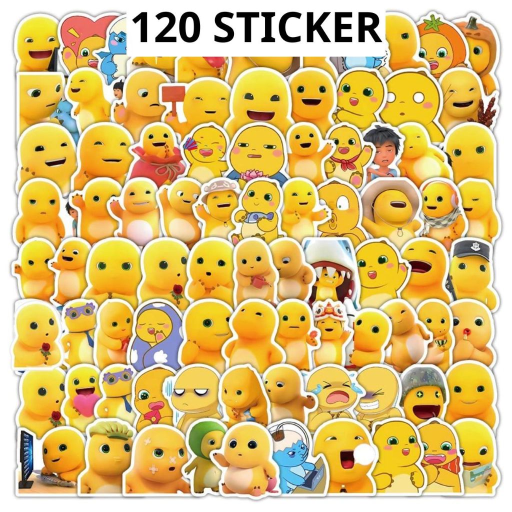 QUÀ LÀ 1 STICKER LẺ Set 120 sticker rồng sữa hoạt hình dễ thương dán ...