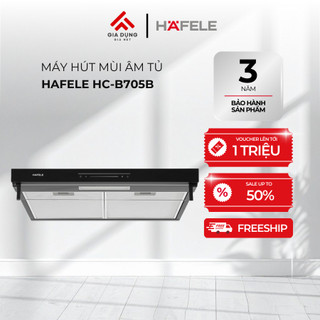 Máy Hút Mùi Hafele HC-B705B (533.87.797) - Công suất 500m3/h - Điều khiển vẫy tay và cảm hứng - Bảo hành 36 tháng